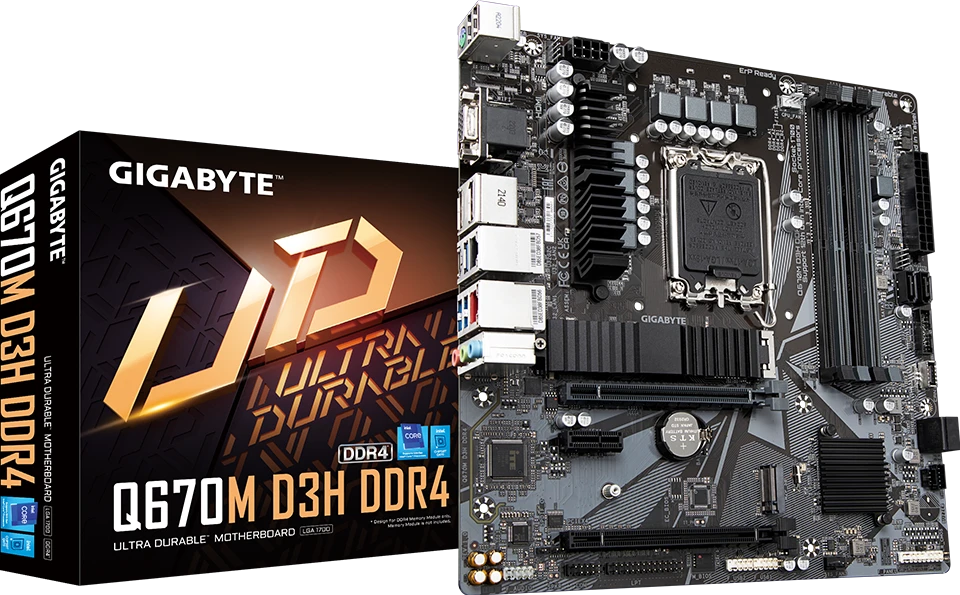 Gigabyte Q670M D3H DDR4 (Rev. 1.0)